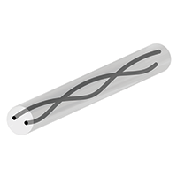 Carbide Rod diagram for Two 20 Degree Helix Coolant Channels